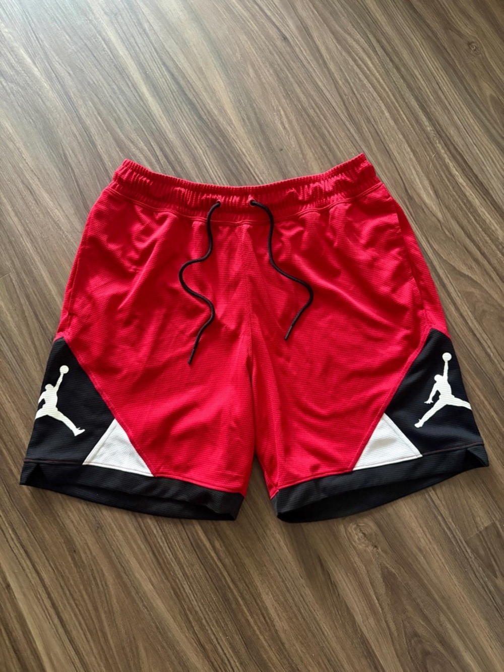 Jordan Jumpman Red Black & White Basketball Shorts